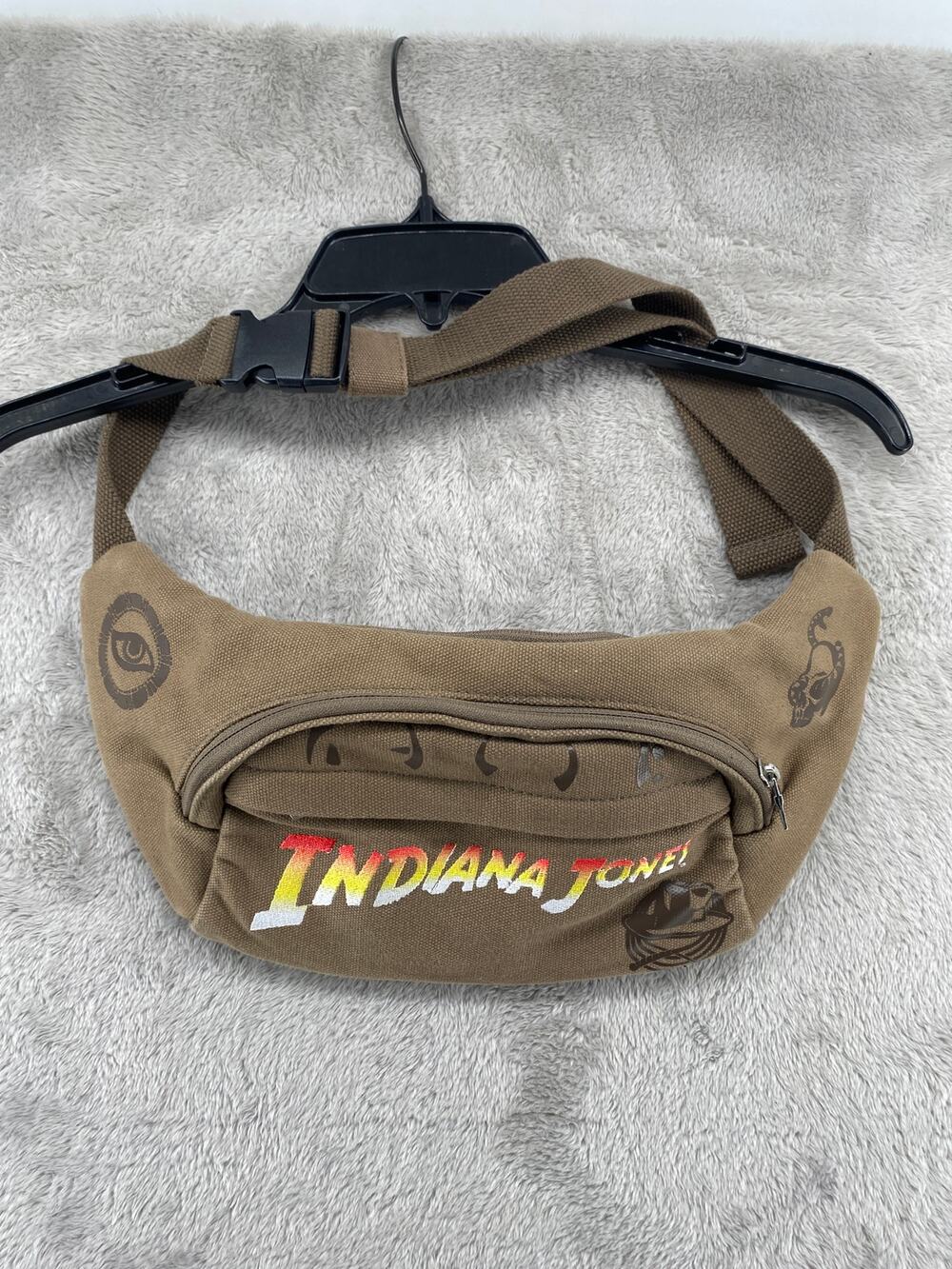 Indiana Jones Canvas Fanny Pack Brown Adventure Belt Bag Y2K Gorpcore